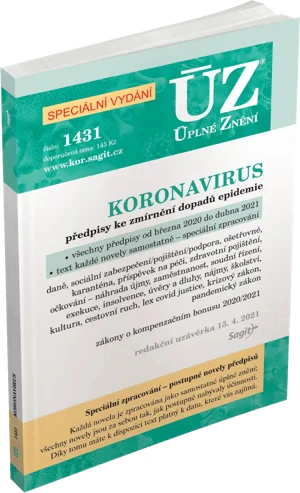 ÚZ č.1431 Koronavirus Nakladatelství Sagit ÚZ č.1431 Koronavirus Nakladatelství Sagit