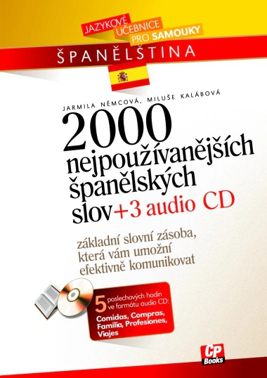 2000 nejpoužívanějších španělských slov + 3 CD EDIKA