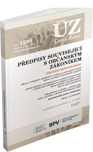 ÚZ č.1599 Předpisy související s občanským zákoníkem - veřejné rejstříky, evidence skutečných majite Nakladatelství Sagit