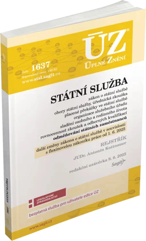 ÚZ č.1637 Státní služba Nakladatelství Sagit ÚZ č.1637 Státní služba Nakladatelství Sagit