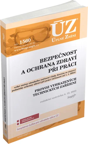 ÚZ č.1560 Bezpečnost a ochrana zdraví při práci Nakladatelství Sagit ÚZ č.1560 Bezpečnost a ochrana zdraví při práci Nakladatelství Sagit