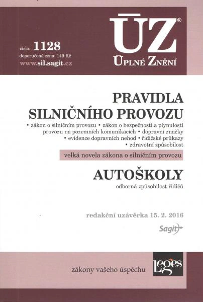 ÚZ č.1128 Pravidla silničního provozu Nakladatelství Sagit ÚZ č.1128 Pravidla silničního provozu Nakladatelství Sagit