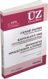 ÚZ č.1337 Cenné papíry, Kapitálový trh, Investiční společnosti a fondy, Komoditní burzy Nakladatelství Sagit