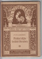 Přehled dějin švédské literatury Jos. R. Vilímek