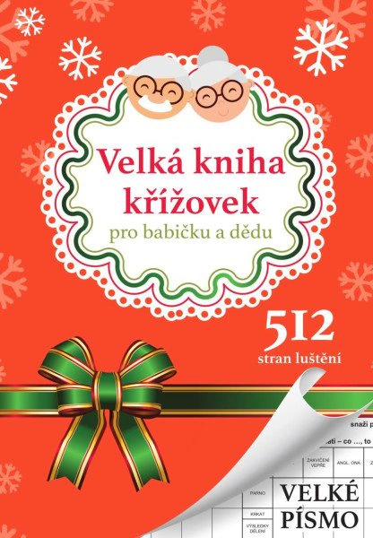 Velká kniha křížovek pro babičku a dědu Fortuna Libri
