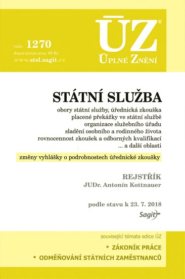 ÚZ č.1270 Státní služba Nakladatelství Sagit