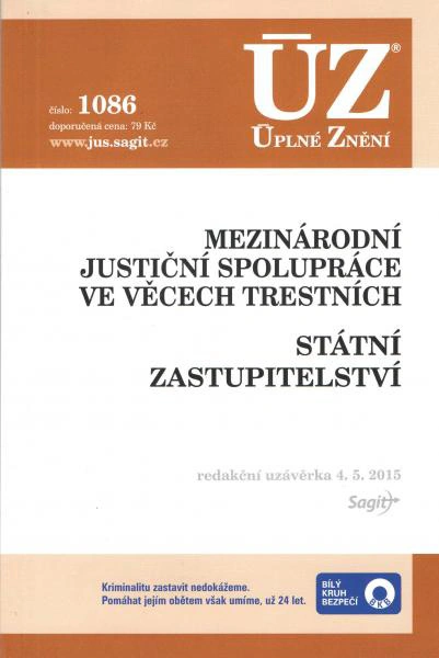 ÚZ č.1086 Mezinárodní justiční spolupráce ve věcech trestních Nakladatelství Sagit