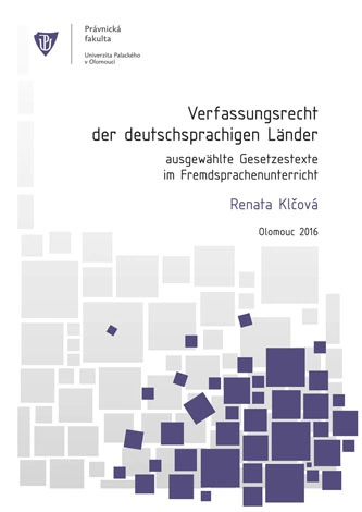 Verfassungsrecht der deutschsprachigen Länder Univerzita Palackého v Olomouci