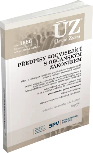 ÚZ č.1686 Předpisy související s občanským zákoníkem - veřejné rejstříky, evidence skutečných majite Nakladatelství Sagit