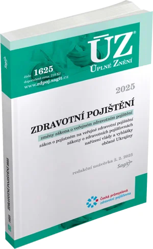 ÚZ č.1625 Zdravotní pojištění 2025 Nakladatelství Sagit