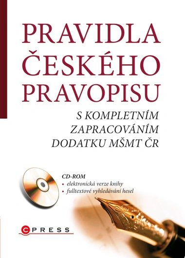 Pravidla českého pravopisu + CD-ROM EDIKA Pravidla českého pravopisu + CD-ROM EDIKA