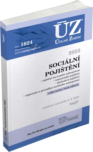 ÚZ č.1624 Sociální pojištění 2025 Nakladatelství Sagit