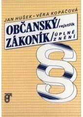 Občanský zákoník Rejstřík úplné znění Prospektrum