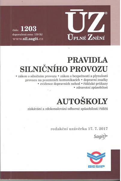 ÚZ č.1203 Pravidla silničního provozu, Autoškoly Nakladatelství Sagit