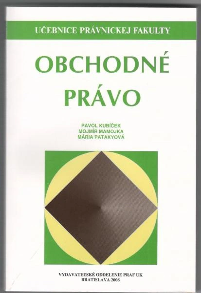 Obchodné právo Univerzita Komenského v Bratislave