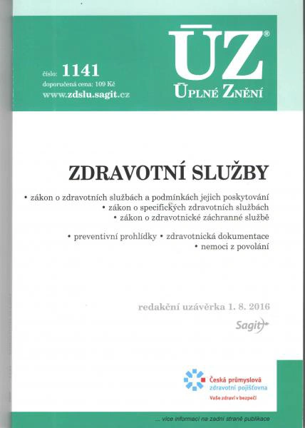 ÚZ č.1141 Zdravotní služby 2016 Nakladatelství Sagit