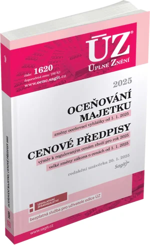 ÚZ č.1620 Oceňování majetku, Cenové předpisy, 2025 Nakladatelství Sagit