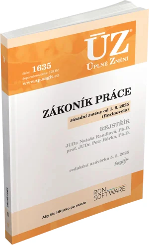ÚZ č.1635 Zákoník práce, rejstřík Nakladatelství Sagit ÚZ č.1635 Zákoník práce, rejstřík Nakladatelství Sagit