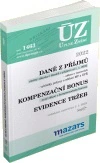ÚZ č.1463 Daně z příjmů, Evidence tržeb, 2022 Nakladatelství Sagit