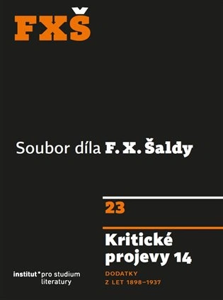 Kritické projevy 14 Institut pro studium literatury