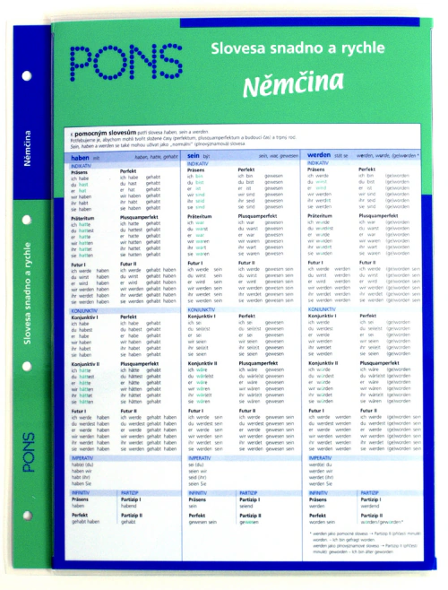 Slovesa snadno a rychle - Němčina Klett