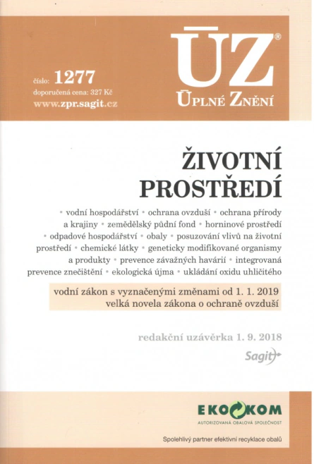 ÚZ č.1277 Životní prostředí Nakladatelství Sagit