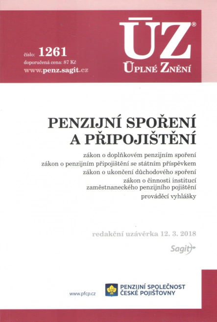 ÚZ č.1261 Penzijní spoření Nakladatelství Sagit ÚZ č.1261 Penzijní spoření Nakladatelství Sagit