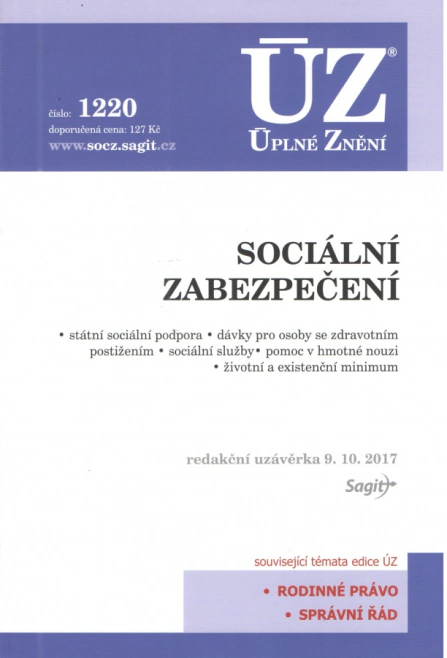 ÚZ č.1220 Sociální zabezpečení Nakladatelství Sagit