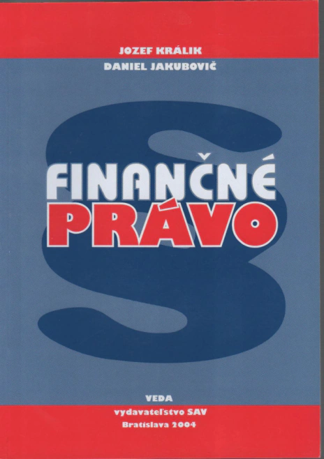 Finančné právo VEDA