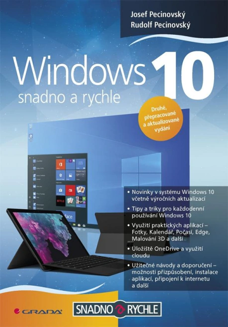 Windows 10. Snadno a rychle - 2., přepracované a aktualizované vydání Grada