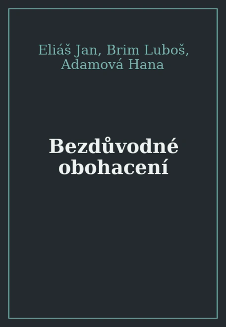 Bezdůvodné obohacení Wolters Kluwer ČR, a. s.