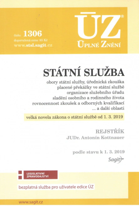 ÚZ č.1306 Státní služba Nakladatelství Sagit