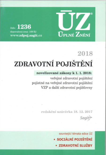 ÚZ č.1236 Zdravotní pojištění 2018 Nakladatelství Sagit ÚZ č.1236 Zdravotní pojištění 2018 Nakladatelství Sagit