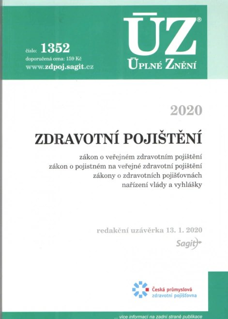 ÚZ č.1352 Zdravotní pojištění Nakladatelství Sagit