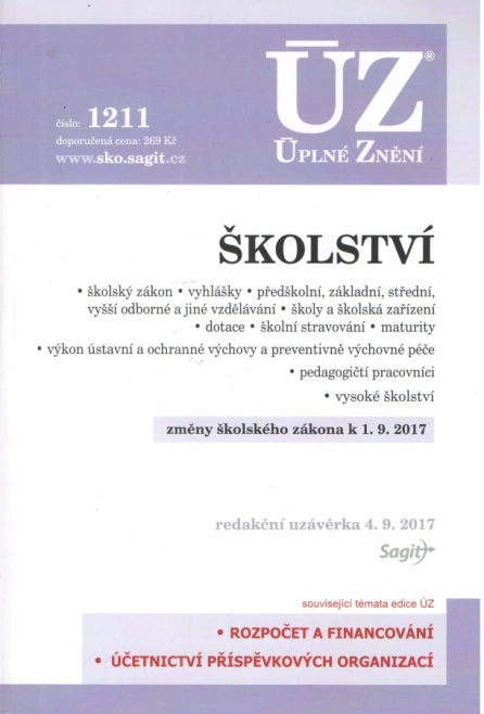 ÚZ č.1211 Školství Nakladatelství Sagit