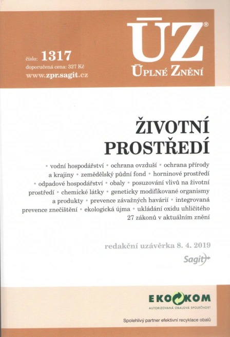 ÚZ č.1317 Životní prostředí Nakladatelství Sagit