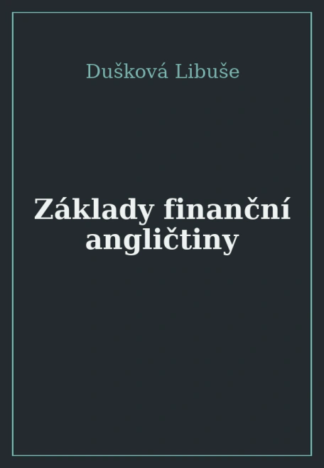 Základy finanční angličtiny Fortuna