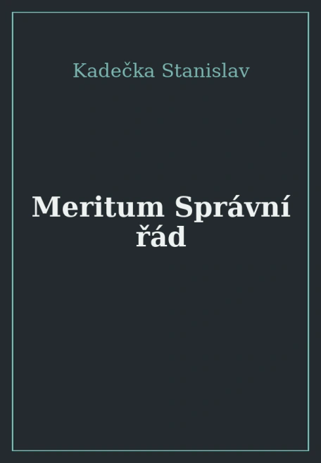 Meritum Správní řád ASPI a.s.